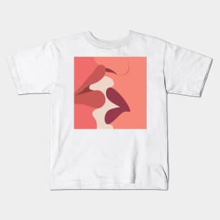 Women Kissing Kids T-Shirt